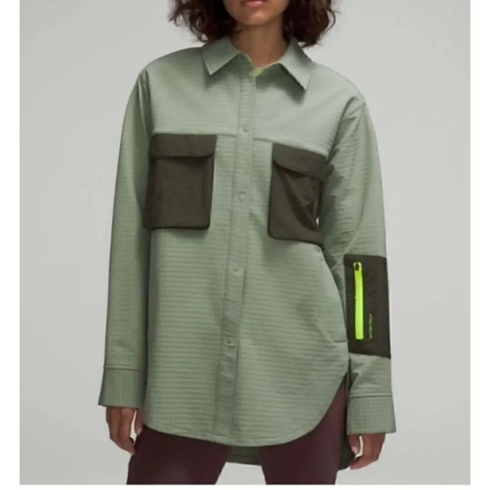Lululemon Grid Fleece Hiking Overshirt  $$148